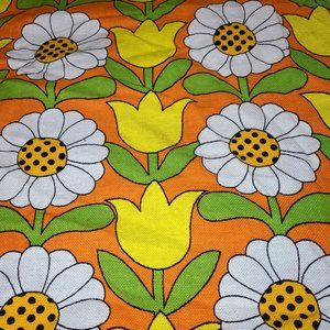Retro Floral Fabric